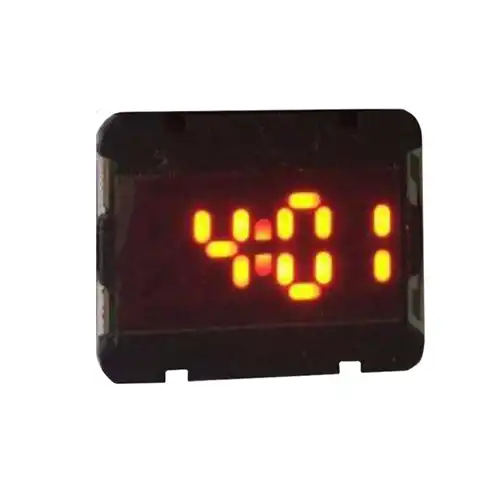 Mouvement du bouton-poussoir LED rouge