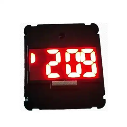 Mouvement de montre électronique tactile LED rouge